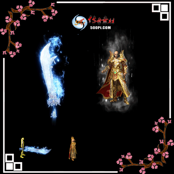 500pi-߽׶̬װزpng-5249480 :ز ID:8774 