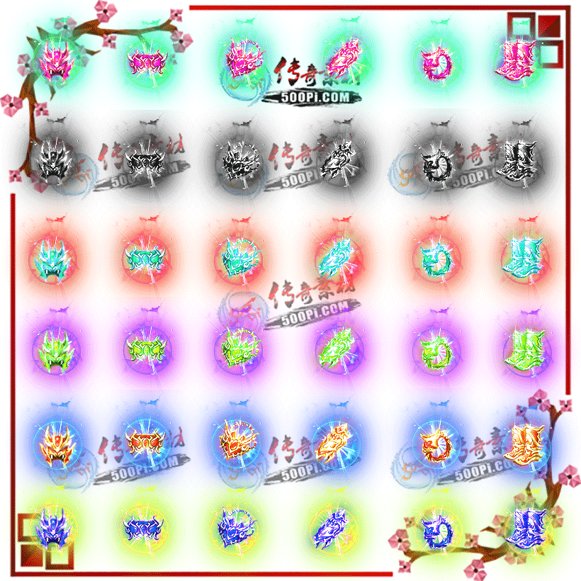 500pi-6ɫδȦ̬Чزpng-4641372 :ز ID:9934 
