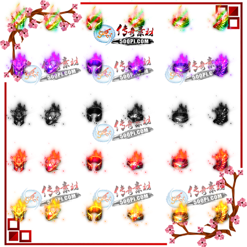 500pi-5ɫ涯̬زpng-491119 :ز ID:10064 