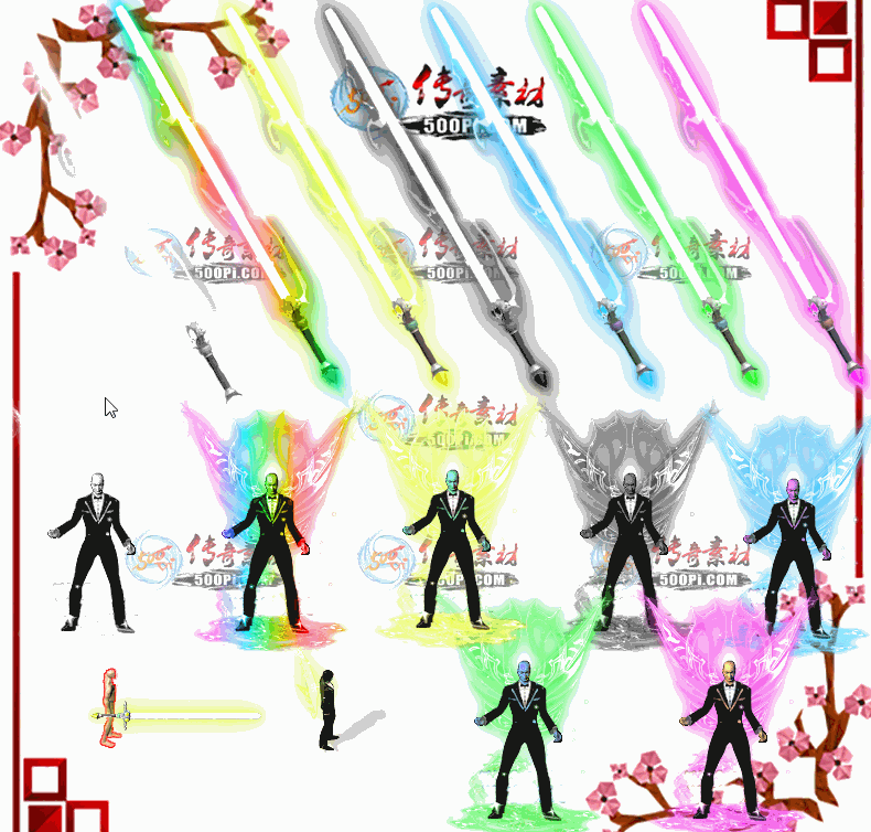7ɫ񽣼׶̬װزpng-6602531 :ز ID:10234 