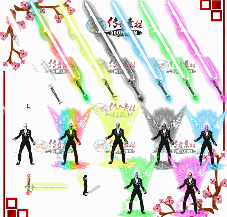 7ɫ񽣼׶̬װزpng-6606769 :ز ID:10234 